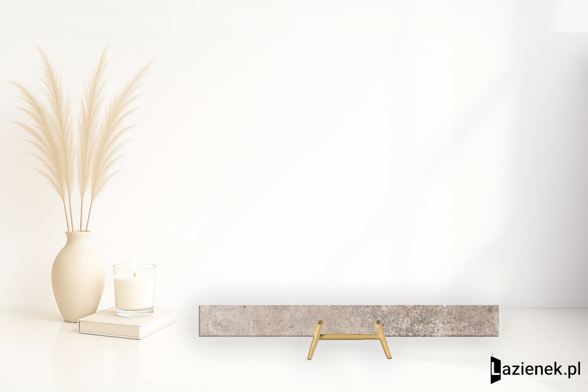 La Fabbrica Ava Kist Beige błyszcząca 4.8x45 cm gr. 10 mm - płytka nierektyfikowana / (L)264002